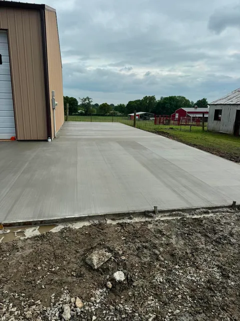 Driveway concrete